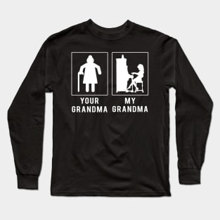 piano your grandma my grandma tee for your grandson granddaughter Long Sleeve T-Shirt